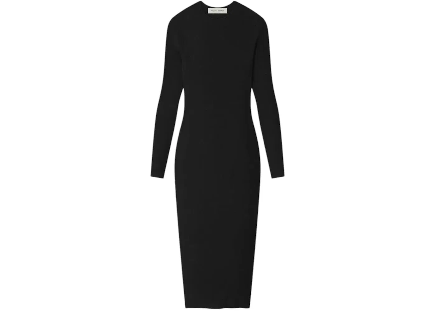 Женское платье с длинным рукавом Fear of God Essentials, Vintage Black