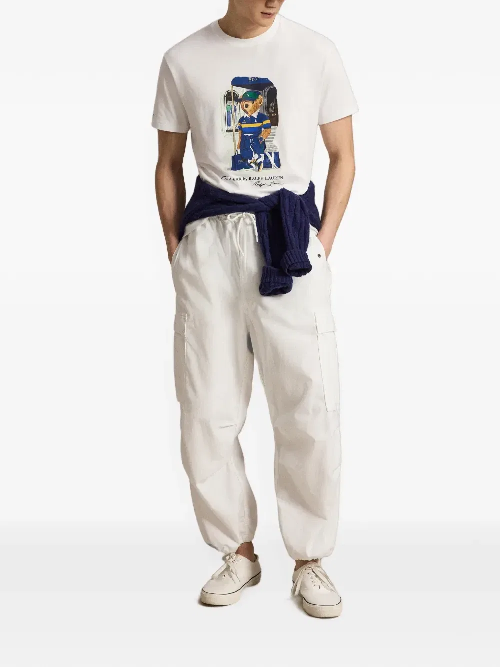Футболка Polo Bear POLO RALPH LAUREN, белый — фото 2