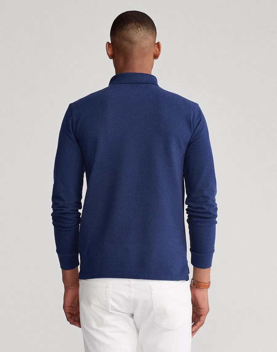 Футболка Polo Ralph Lauren цвета морской синевы — фото 4