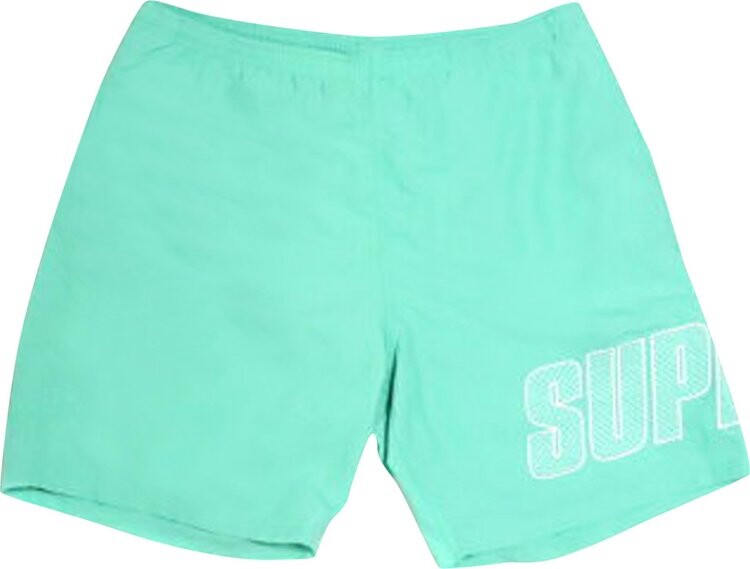 

Шорты Supreme Logo Appliqué Water Short 'Mint', зеленый