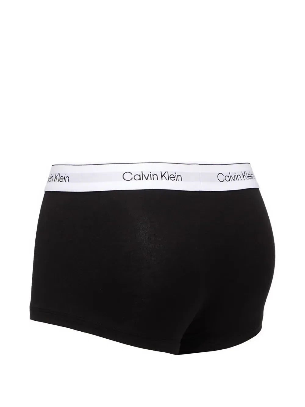 Трусы-боксеры с логотипом на поясе (набор из 5 штук) Calvin Klein, черный — фото 3