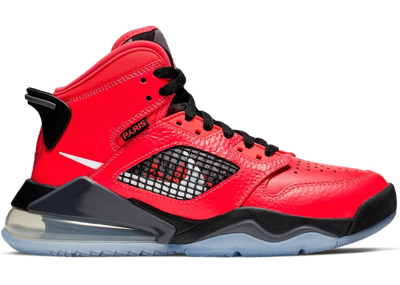 Детские кроссовки Lifestyle Jordan Mars 270 PSG Paris Saint-Germain Jordan, Infrared 23/Black-Light Graphite-Reflect Silver