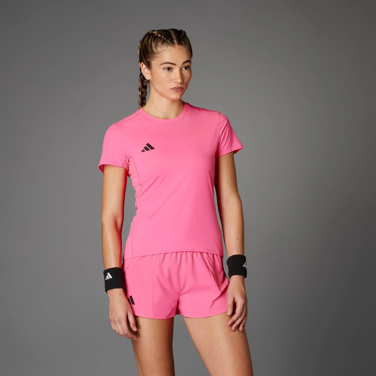 Женская беговая футболка с технологией AEROREADY Adidas Performance, Lucid Pink