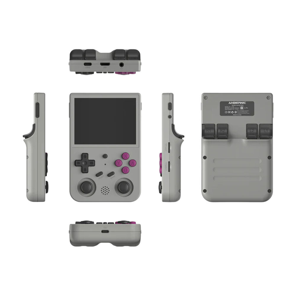 Портативная игровая консоль Anbernic RG353VS, 1 ГБ/16 ГБ, Cortex-A55 RK3566, серый — фото 2