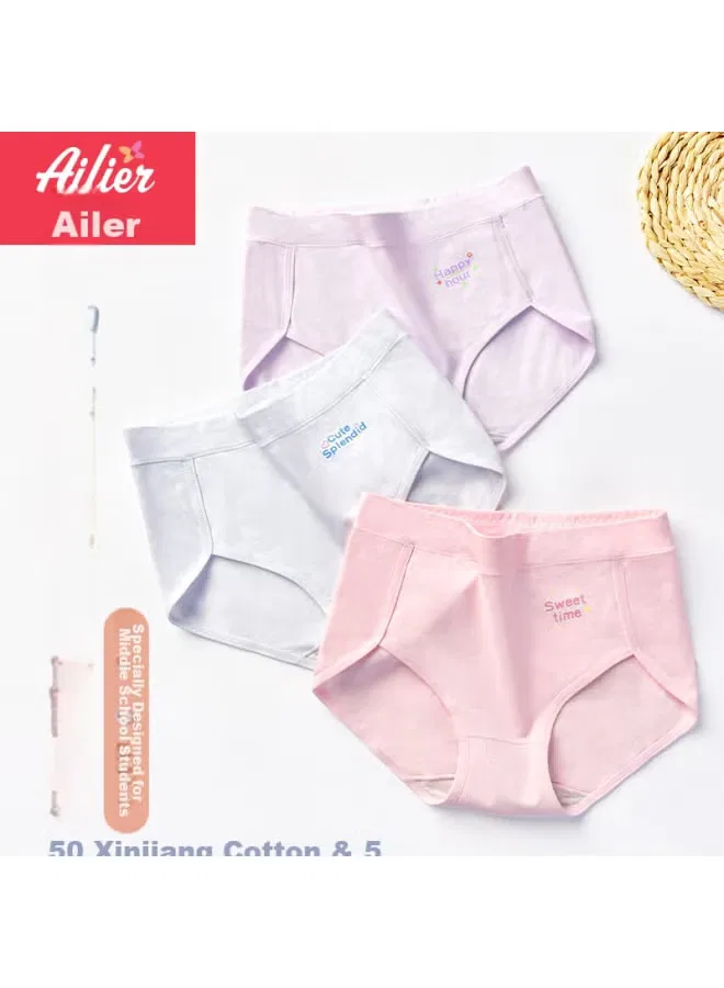 Трусы-слипы хлопковые для девочек 12-16 лет модель 8289 Aurora, белый