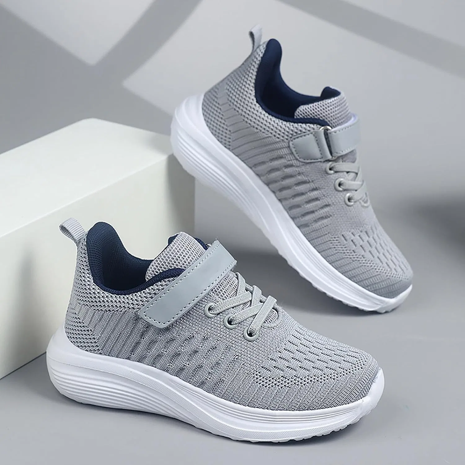 Детские кроссовки для мальчиков с сеткой Boys Mesh Sneakers, Blue — фото 2