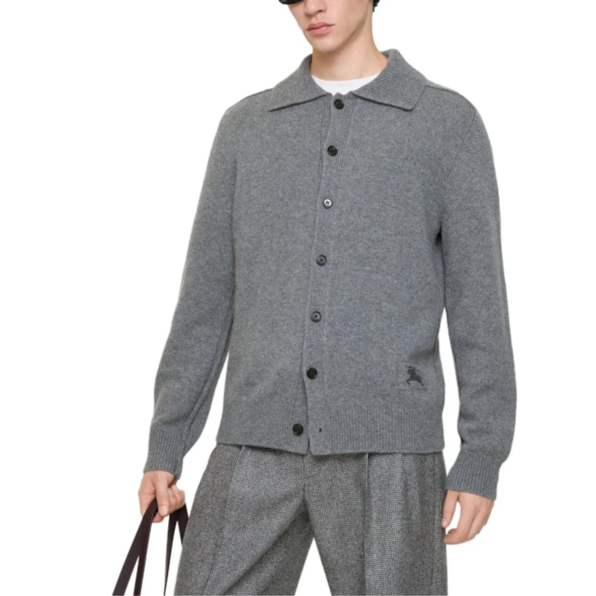 Свитер из кашемира мужской Burberry, серый