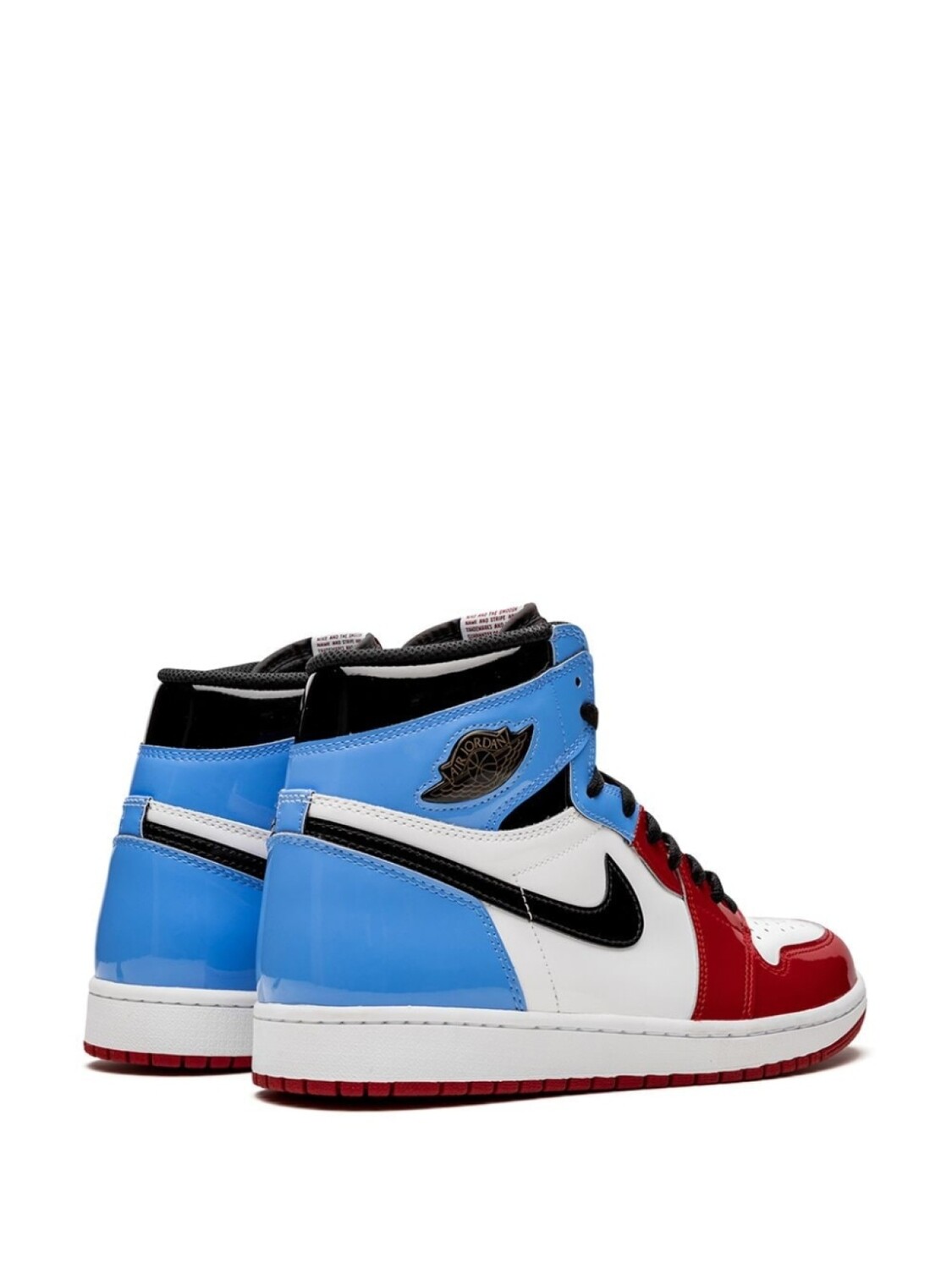 Кроссовки Air 1 Retro High Les Twin Fearless Jordan, белый — фото 3
