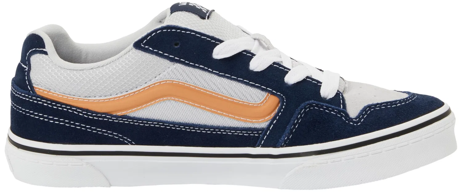 Детские кроссовки на шнуровке Caldrone Vans, Blue And Multi — фото 4