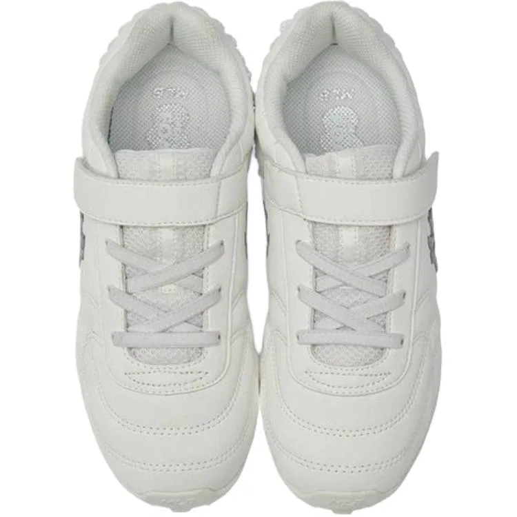 Детские повседневные кроссовки из синтетической кожи Gray White MLB KIDS — фото 4