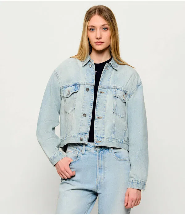 Женская джинсовая куртка свободного кроя Eve Tommy Hilfiger, Azzurro