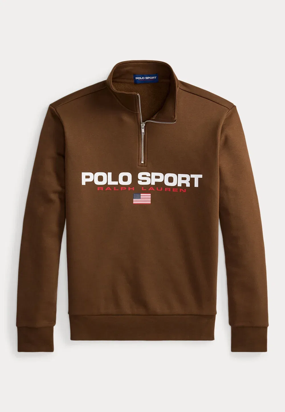 Толстовка Polo Sport на молнии до середины груди, унисекс - толстовка Polo Ralph Lauren, Pale Russet — фото 4