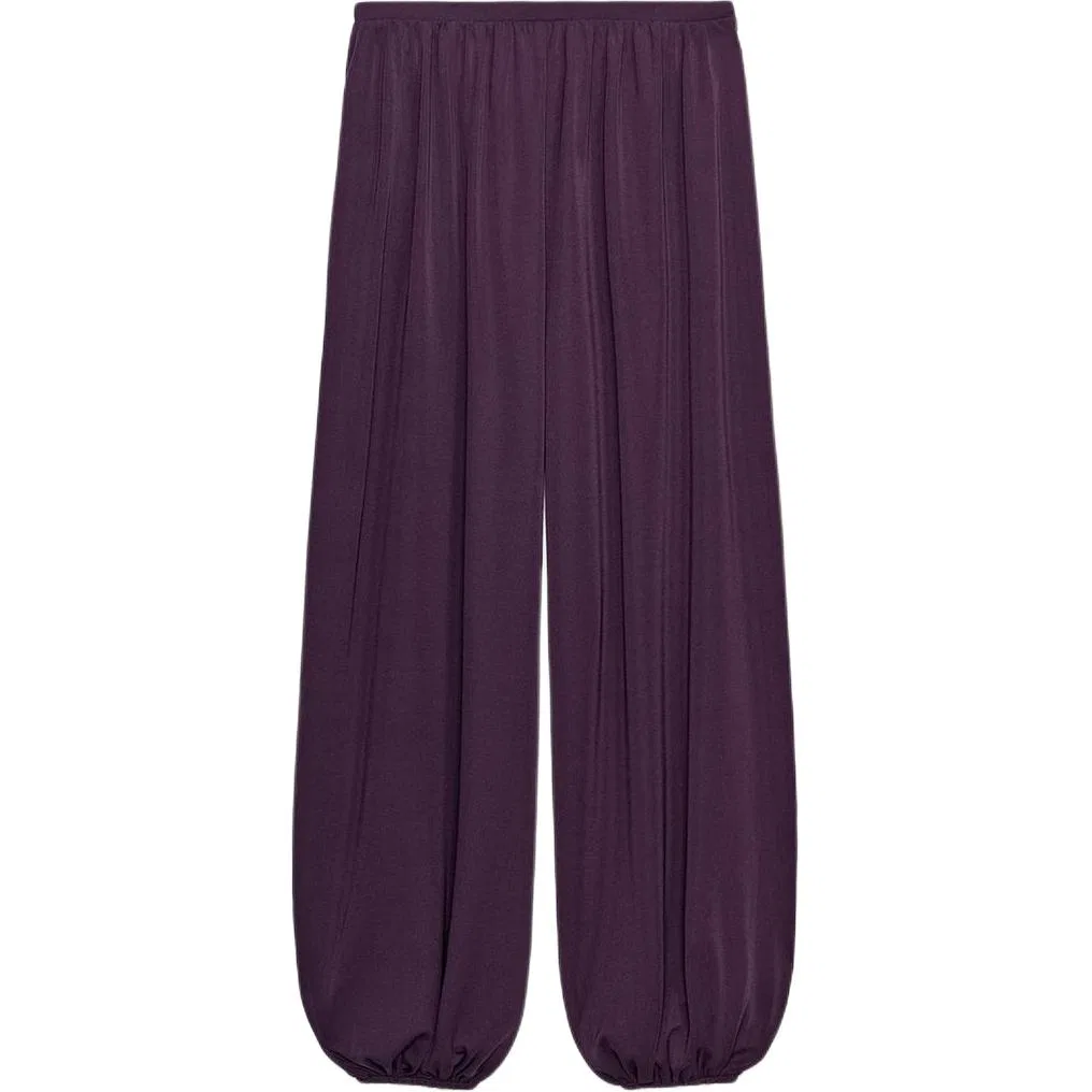 Женские повседневные брюки Deep Eggplant Purple ZARA, Deep Eggplant Purple — фото 3
