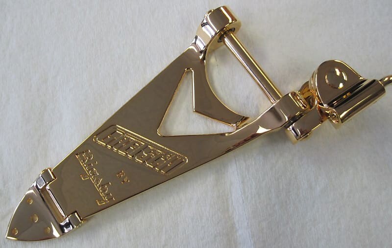 

Наконечник вибрато Gretsch Bigsby B6GW Gold 0060145100 Bigsby Gold Wire Handle Vibrato Tailpiece B6 GW 006-0145-100