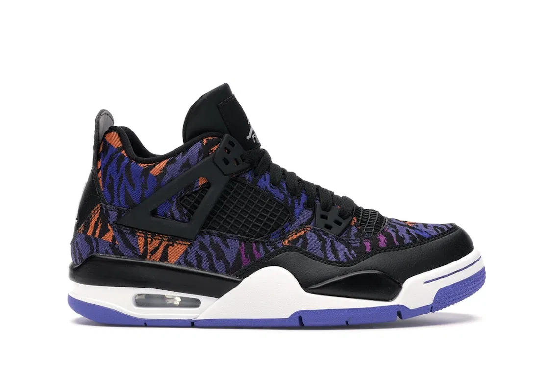 Детские кроссовки Lifestyle с моделью Jordan 4 Retro Jordan, Black/White-Rush Violet