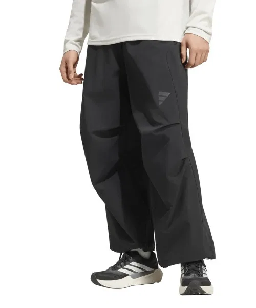 Мужские спортивные штаны свободного кроя с логотипом Adidas, Black