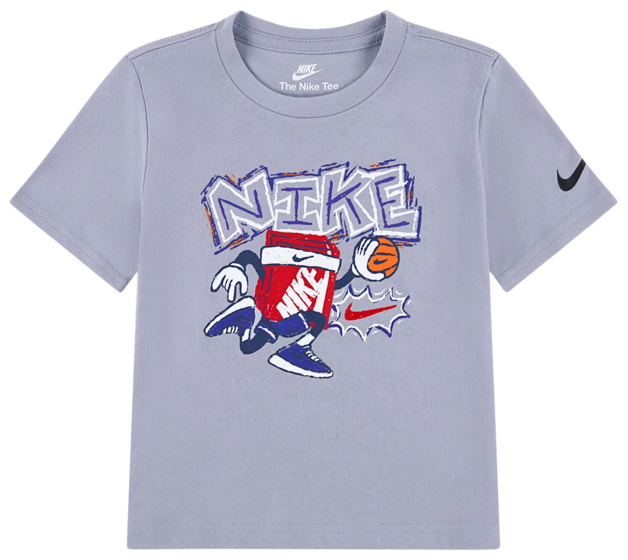 Футболка для мальчиков Boxy Bball Nike, фиолетовый