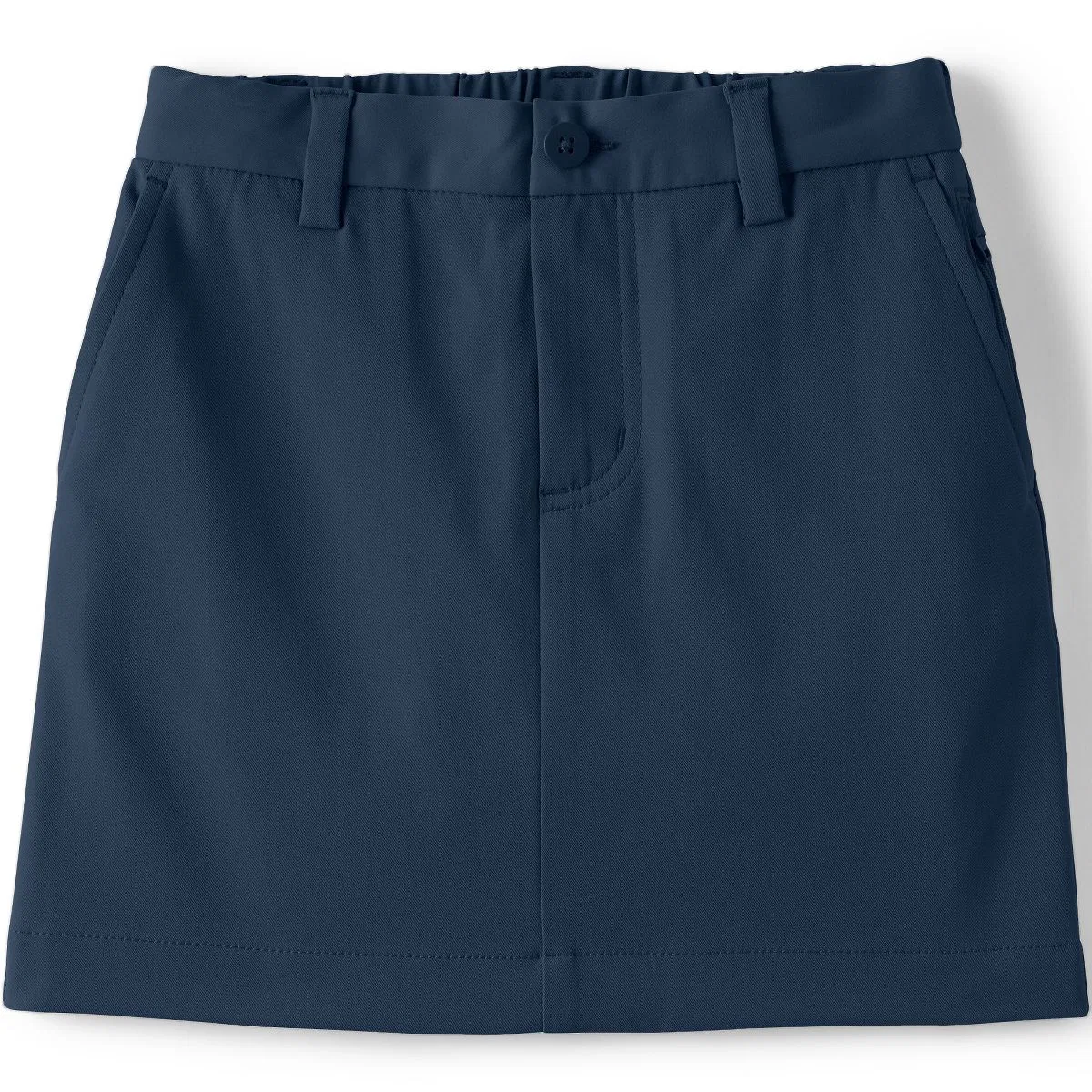Детская юбка-шорты с защитой UPF 50 Lands' End, Classic Navy — фото 3