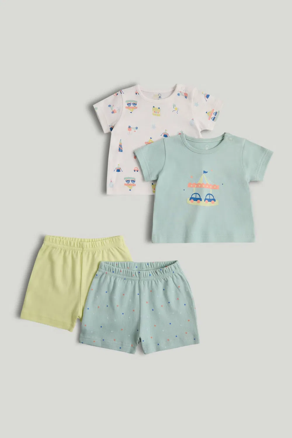 Пижамные шорты с принтом комплект Mothercare, мультиколор