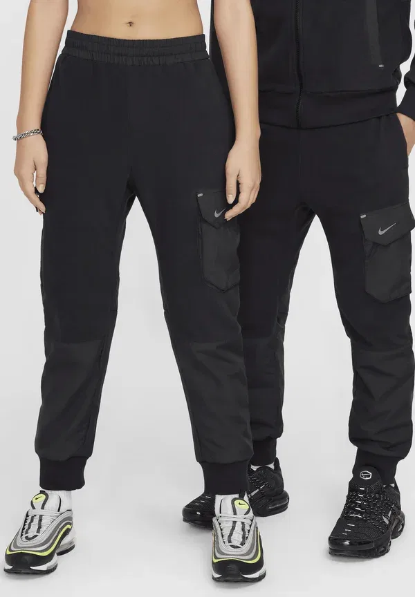 Брюки флисовые Nike Sportswear Utility Woven Trousers, черный — фото 2