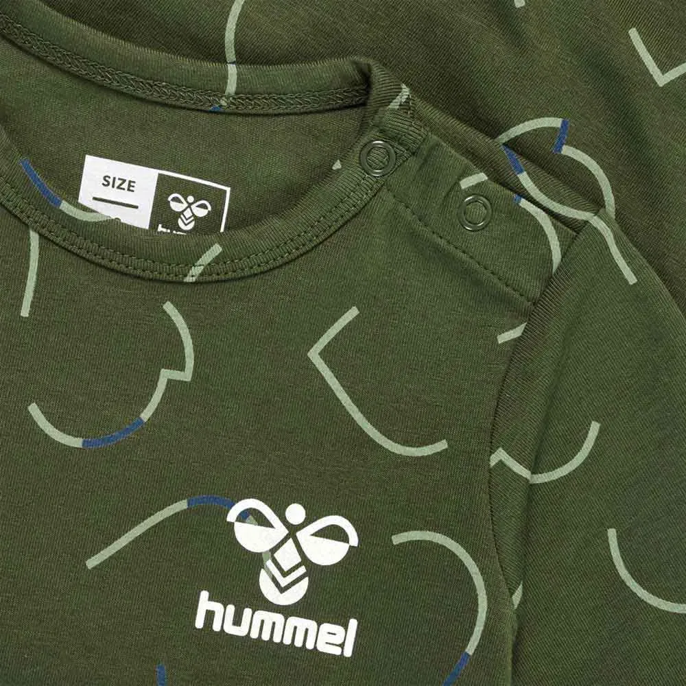 Боди с длинным рукавом Obi Hummel, зеленый — фото 3