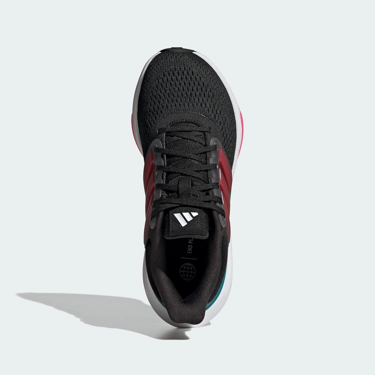 Детские кроссовки для мальчиков adidas, Core Black Lucid Pink Cloud White — фото 3