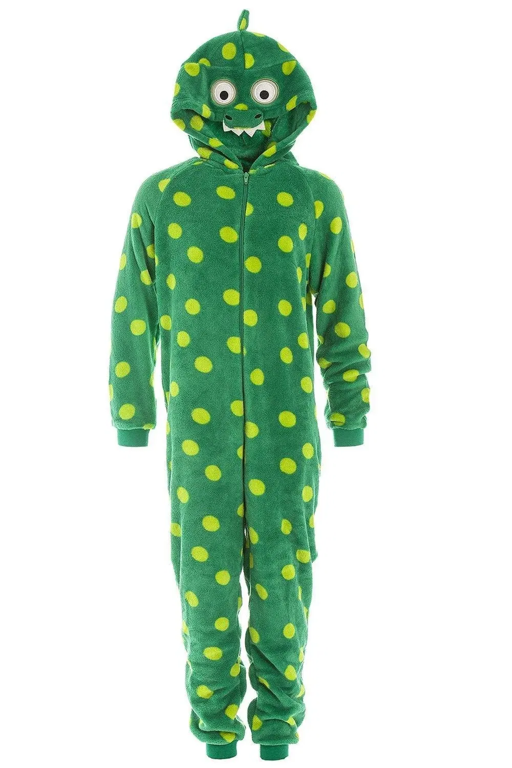 Детский хлопковый комбинезон с капюшоном Dragon Polka Dot Camille, Green