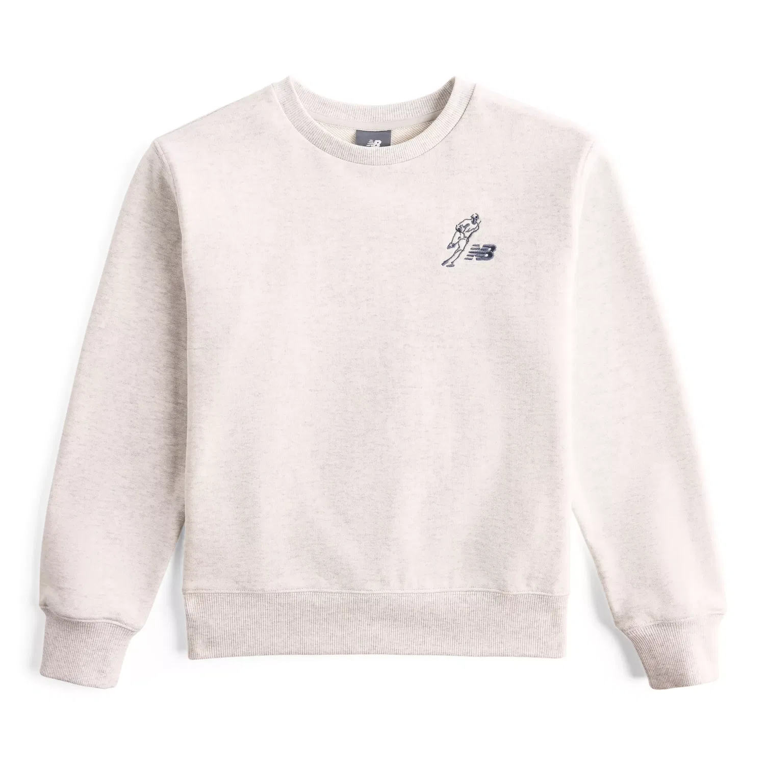 Детский свитшот с длинным рукавом с принтом Shohei New Balance, Ash Heather