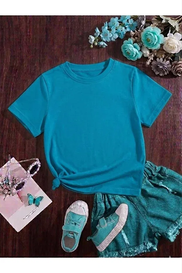 Детская футболка с принтом Sade six-pack Playwear, Turquoise