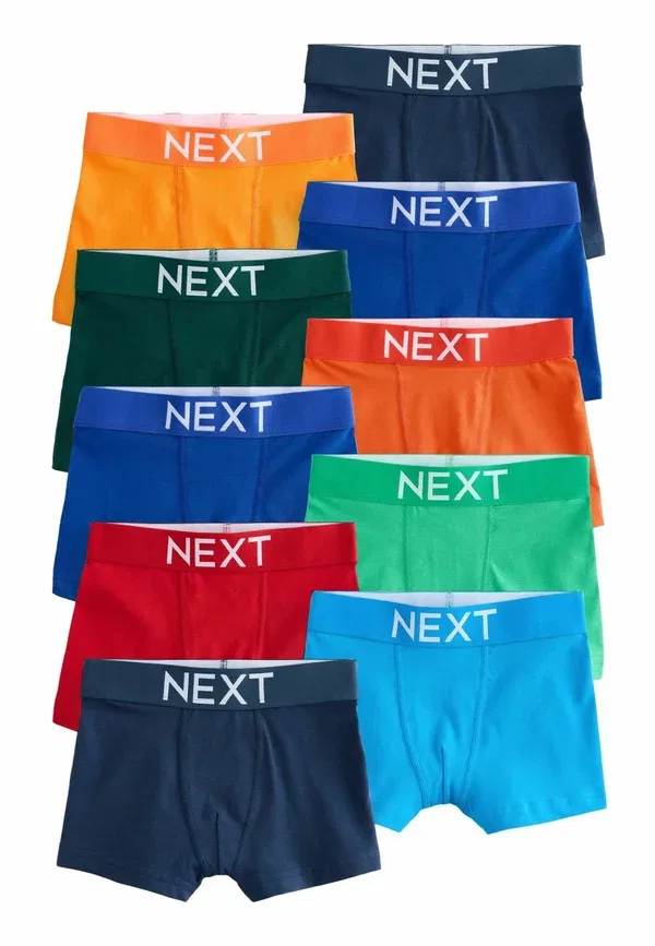 Трусы 10шт, принт, Regular fit trunks, Next, Bright Plain