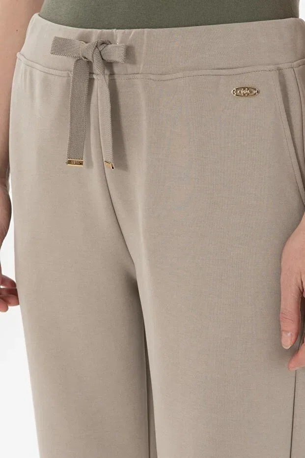 Женские джоггеры с завязками U.S. Polo Assn., Beige — фото 4