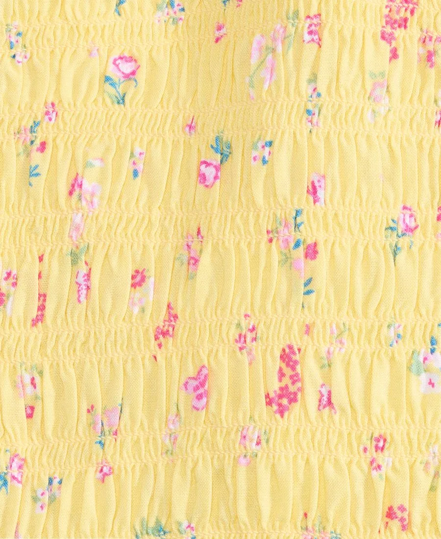 Комплект из топа с фонарными рукавами и юбки Epic Threads, Lemon Ice — фото 3