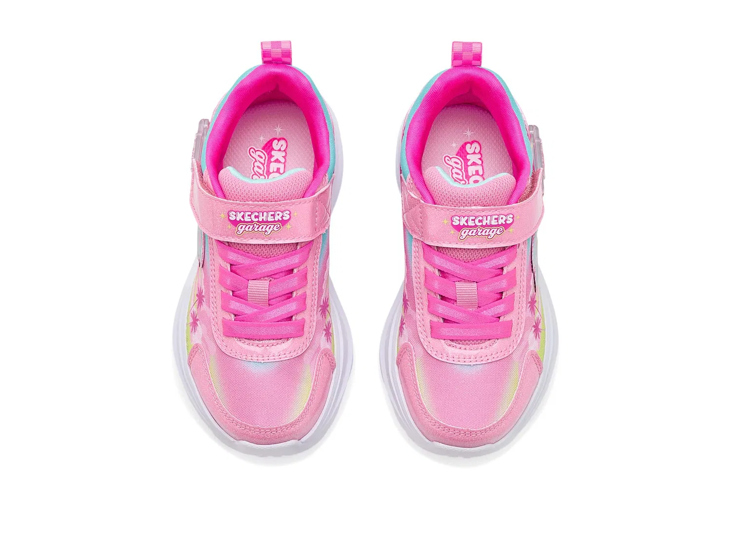 Кроссовки Garage 304351L (для маленьких и больших детей) Skechers Kids, Pink/Multi — фото 3