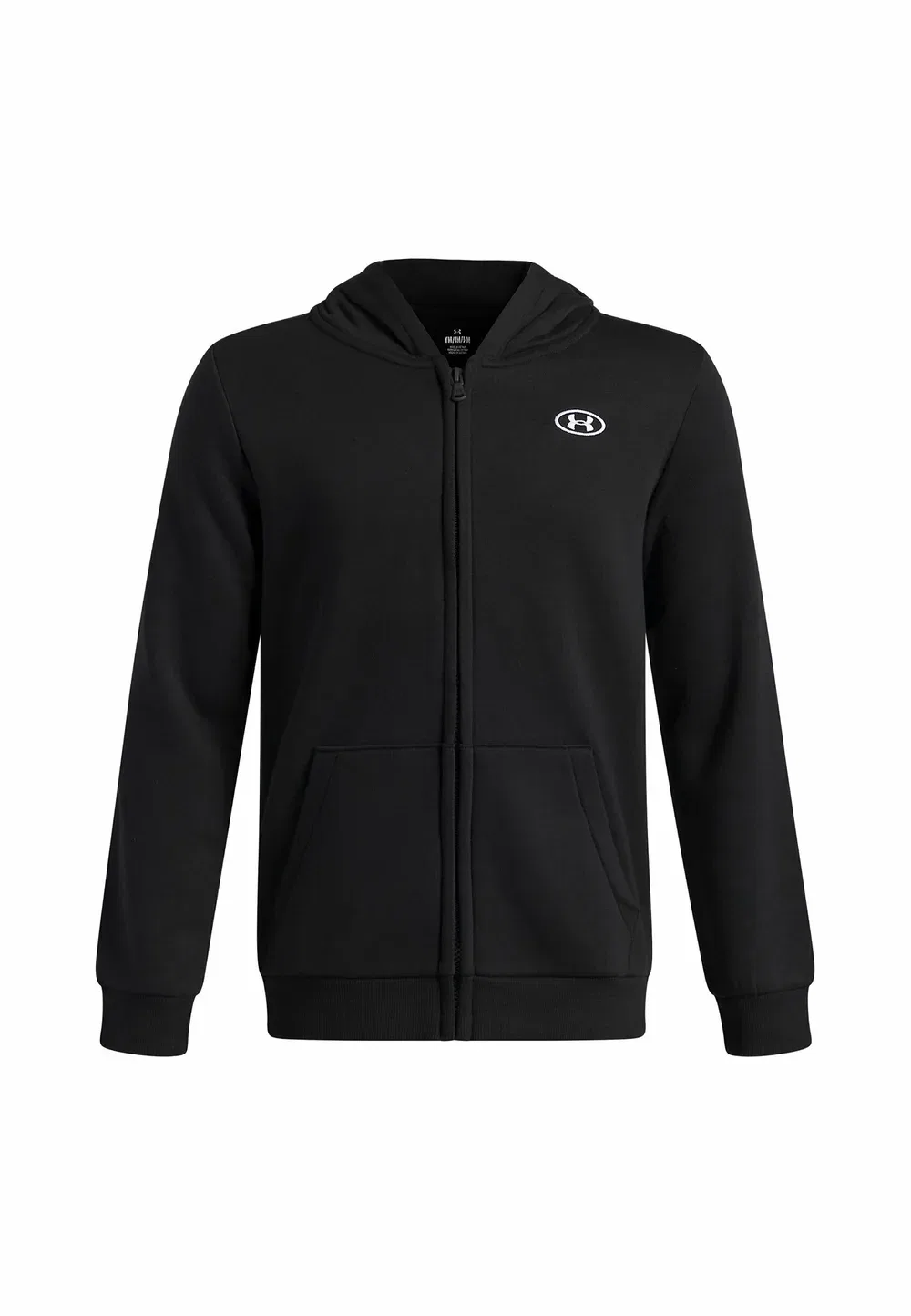 Флисовая толстовка Rival на молнии Under Armour, Ultimate Black