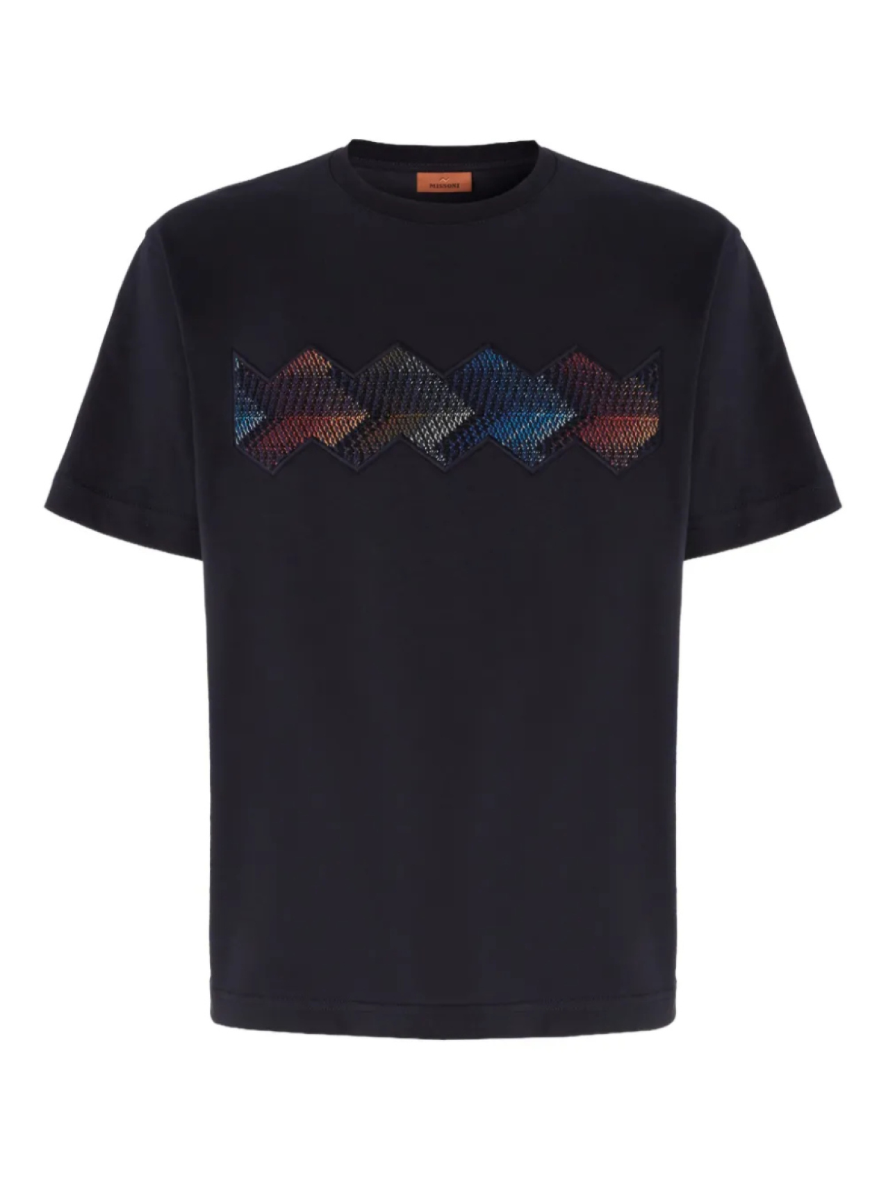 

Футболка с зигзагообразным принтом Missoni, синий