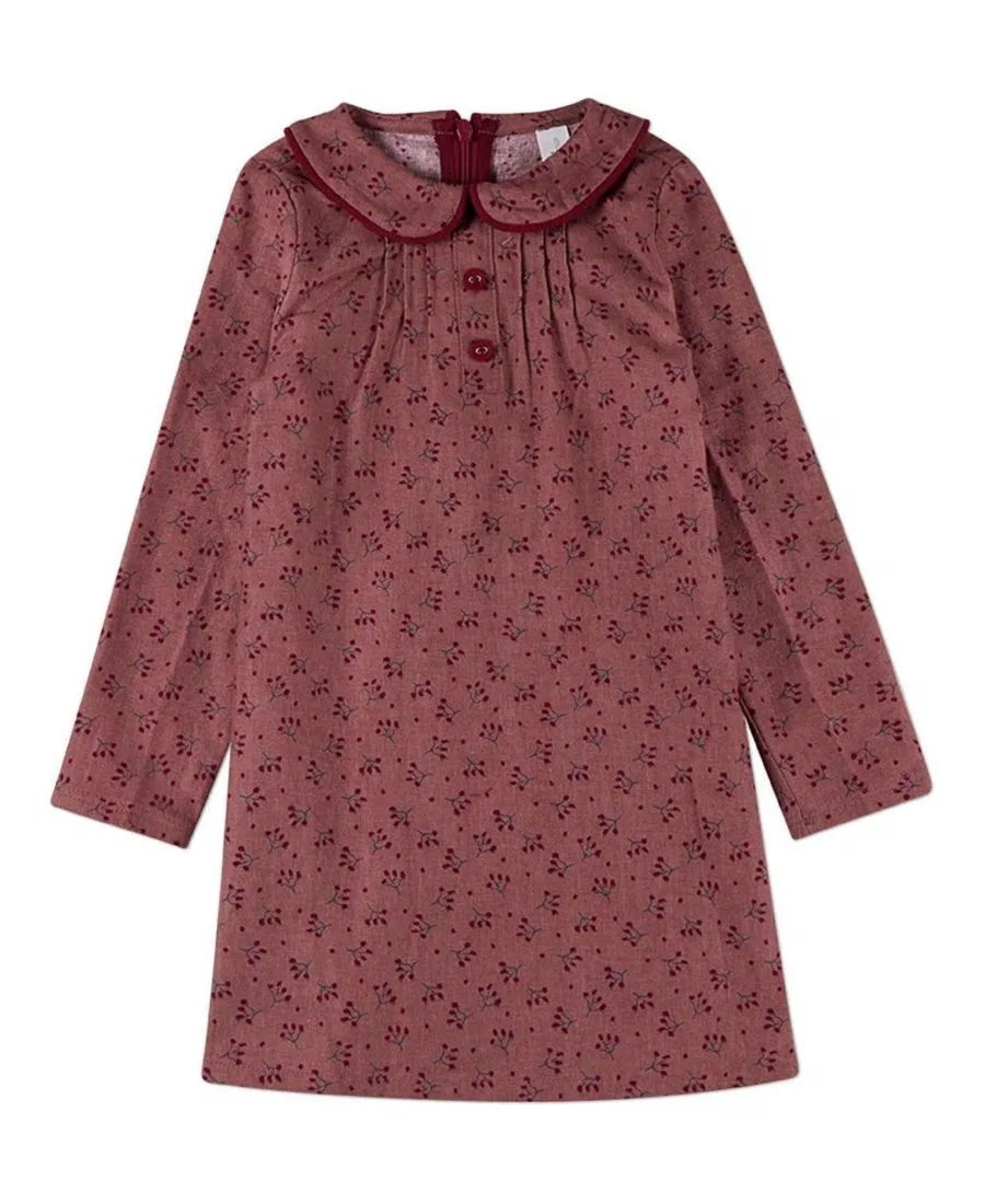 Платье с принтом Berry Printed MeMoi, Burgundy