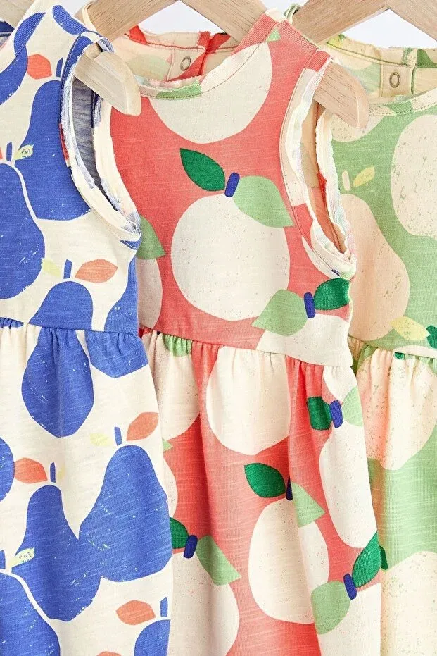 Детский комбинезон для девочек с принтом Shiny fruits romper Next Baby, Multicolor — фото 3