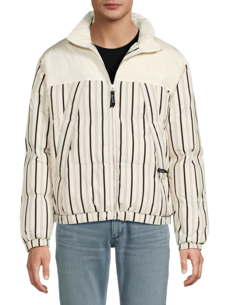 

Полосатая стеганая куртка Nautica x Krost Krost, цвет Snow White, Белый, Полосатая стеганая куртка Nautica x Krost Krost, цвет Snow White