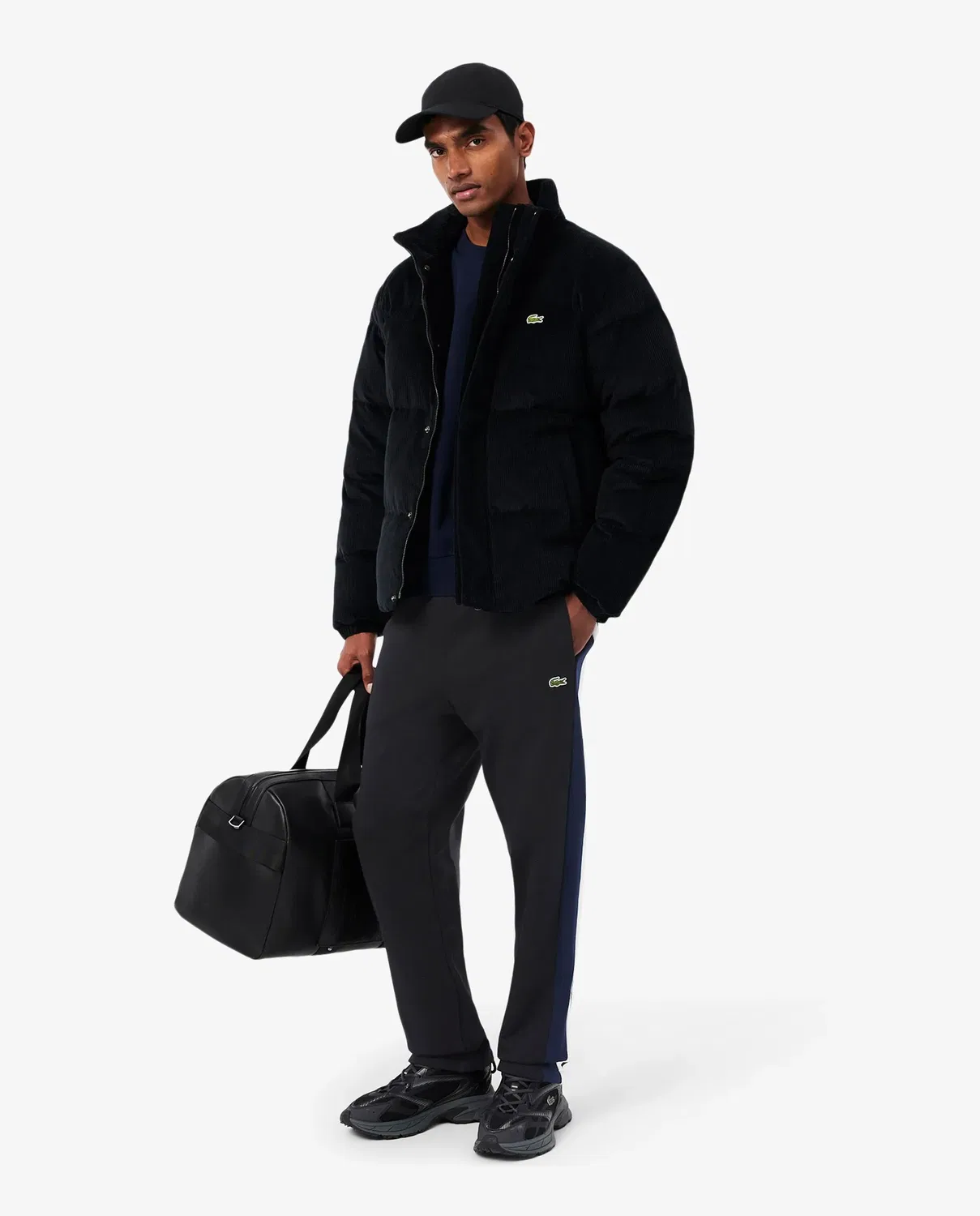 Спортивные штаны Lacoste с принтом, мужские, Negro — фото 4