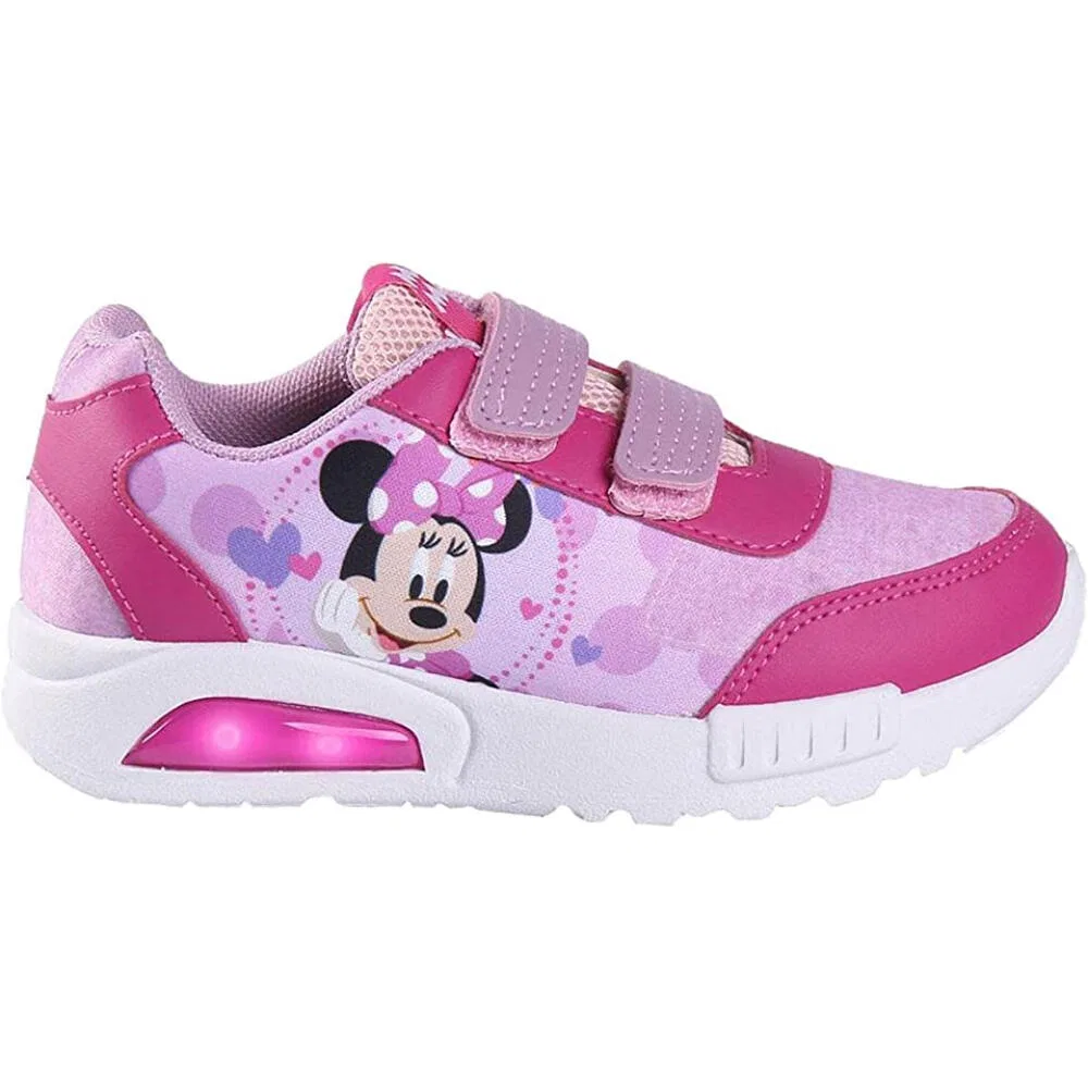 Детские кроссовки со светящейся подошвой Minnie Mouse, Розовый Mini Mouse — фото 2