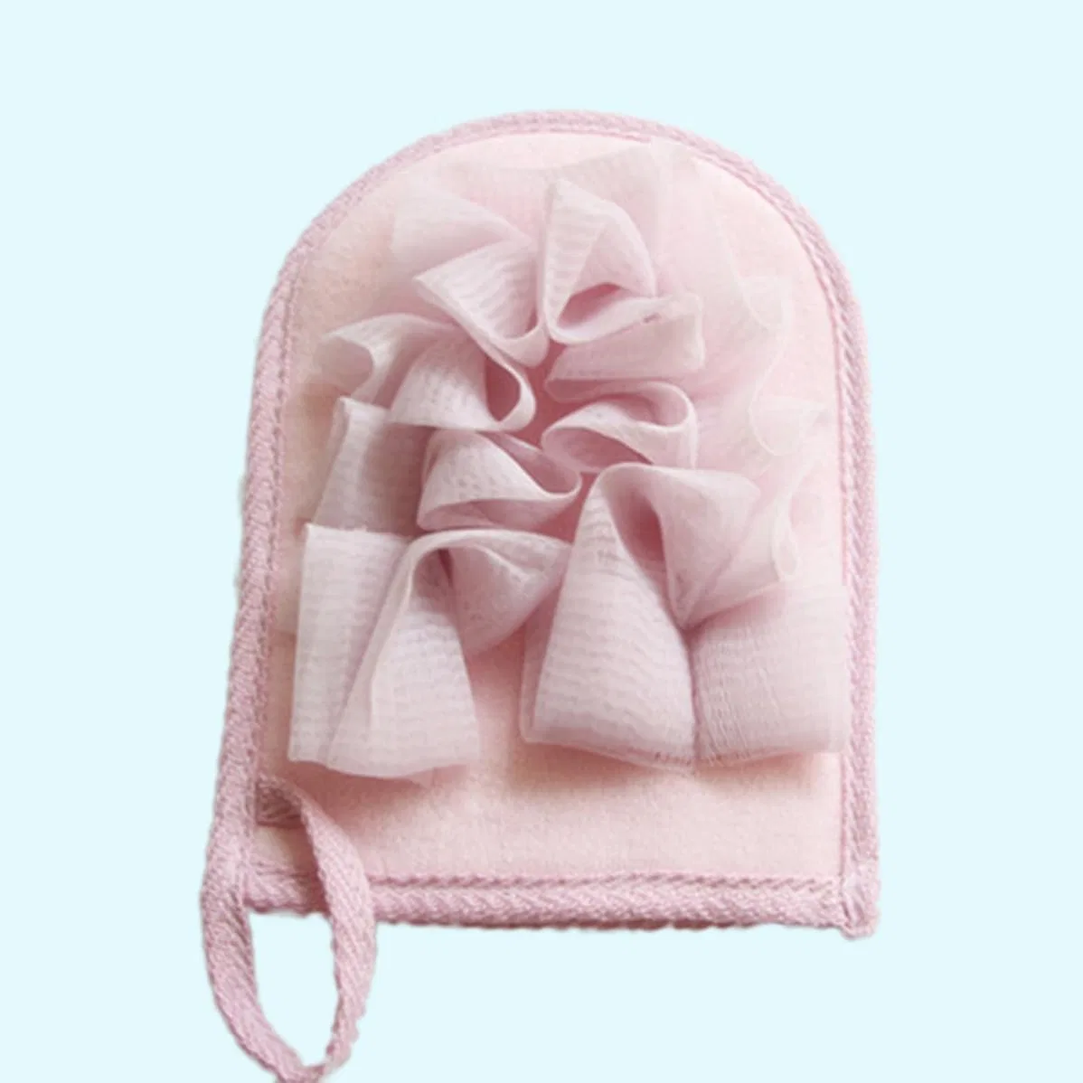 Мочалка из нейлона для пилинга, PLAFOPE, 1 шт, 12x15x1 см — фото 3