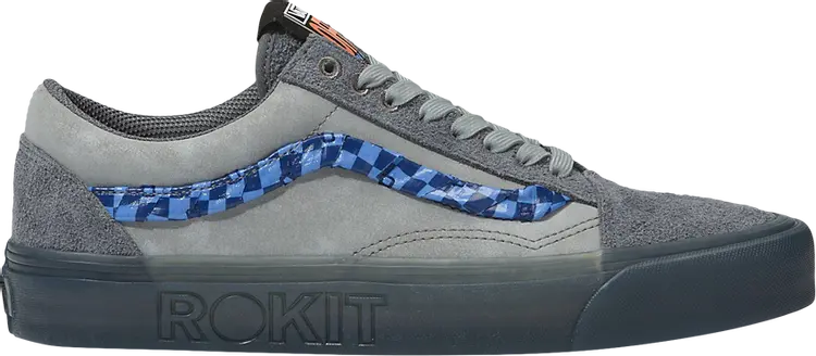 Кеды Vans Rokit x Old Skool 36 DX WS Translucent Black, серый