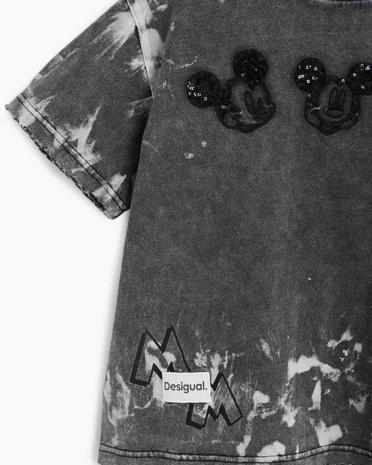 Детская футболка для мальчиков с принтом Mickey Desigual, Negro — фото 4
