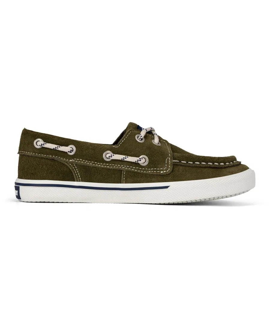 Мокасины-лодочки из замши Bahama Suede Boat Shoe Sperry, Olive — фото 4