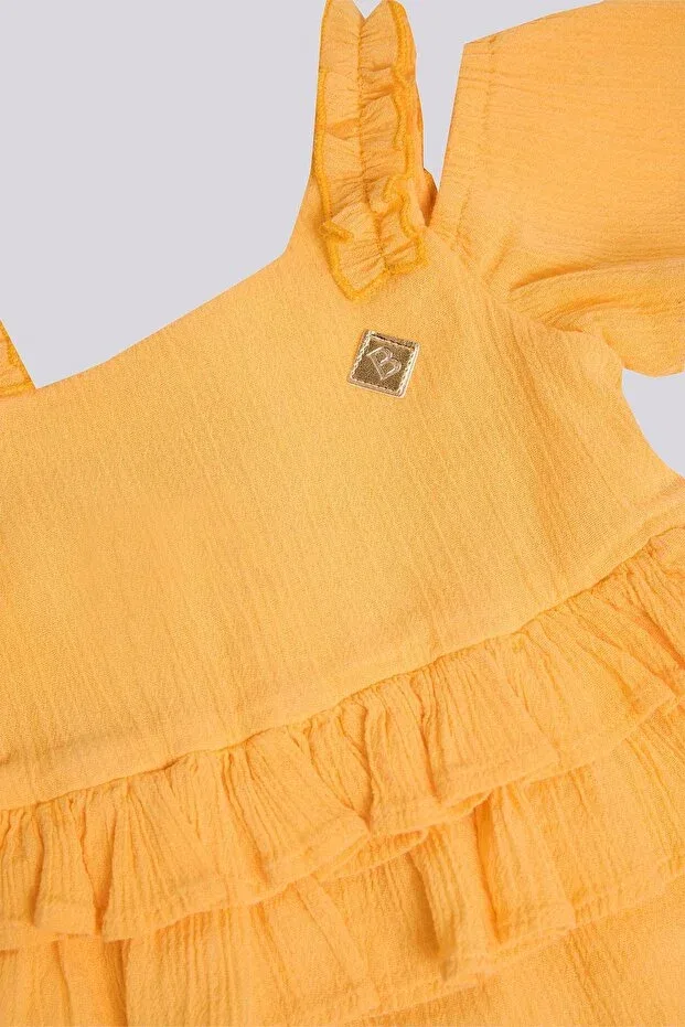 Детский комбинезон для девочек хлопковый Gb Baby, Oranj — фото 3