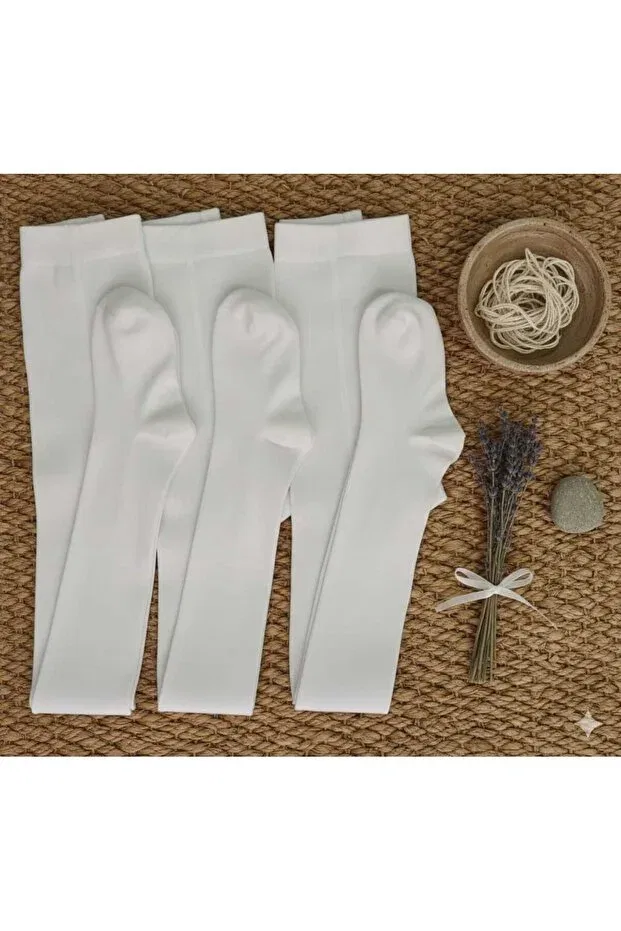 Детские хлопковые колготки для девочек Basics Moonrise Socks, White
