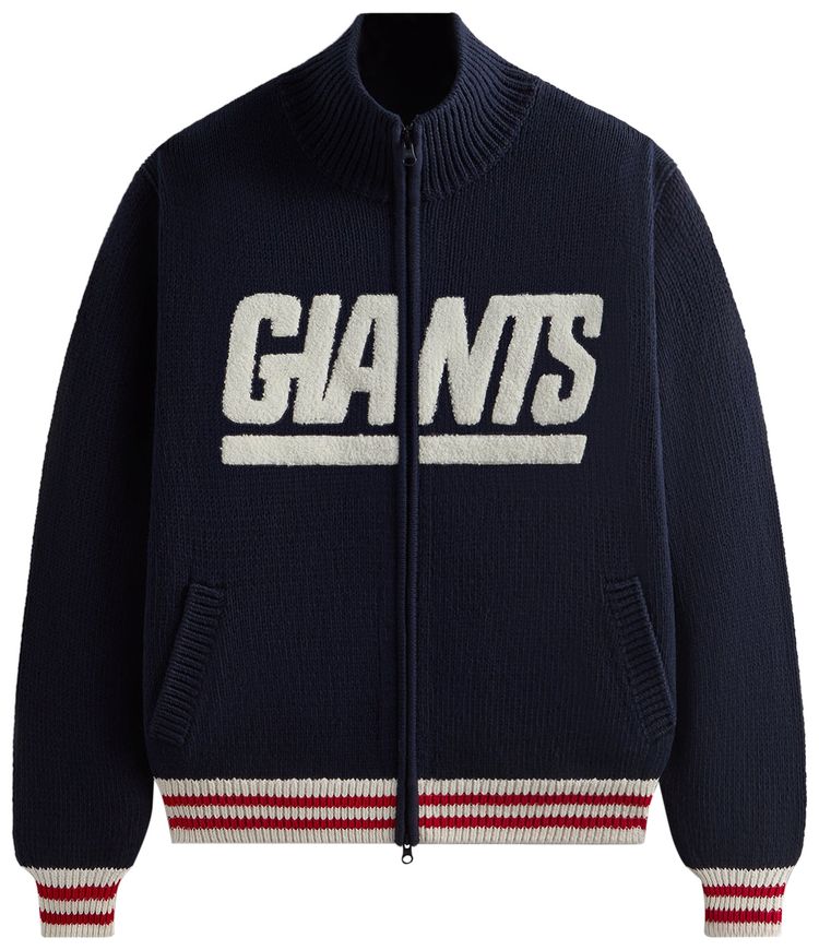 

Свитер Kith & '47 for the NFL: Giants Wyona Full Zip Sweater 'Nocturnal', синий
