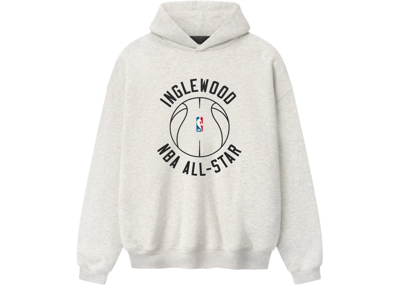 Мужской худи с принтом Fear of God Essentials, Oatmeal Heather