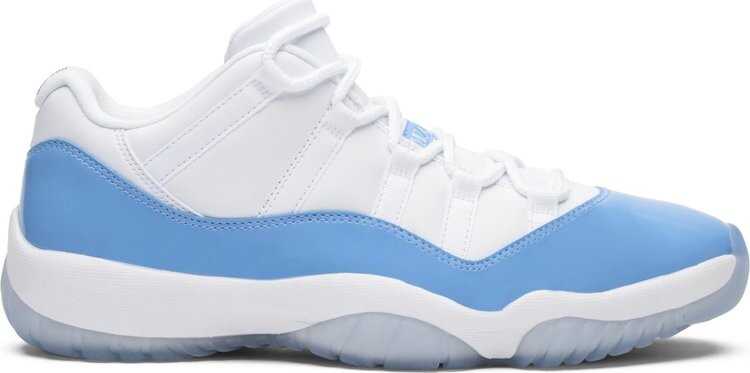 

Кроссовки Air Jordan 11 Retro Low UNC, белый, Белый;синий, Кроссовки Air Jordan 11 Retro Low UNC, белый