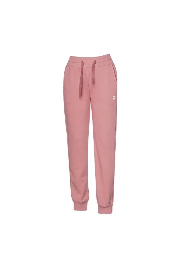 Детские спортивные штаны для девочек с эластичным манжетом Hummel, Pink — фото 2